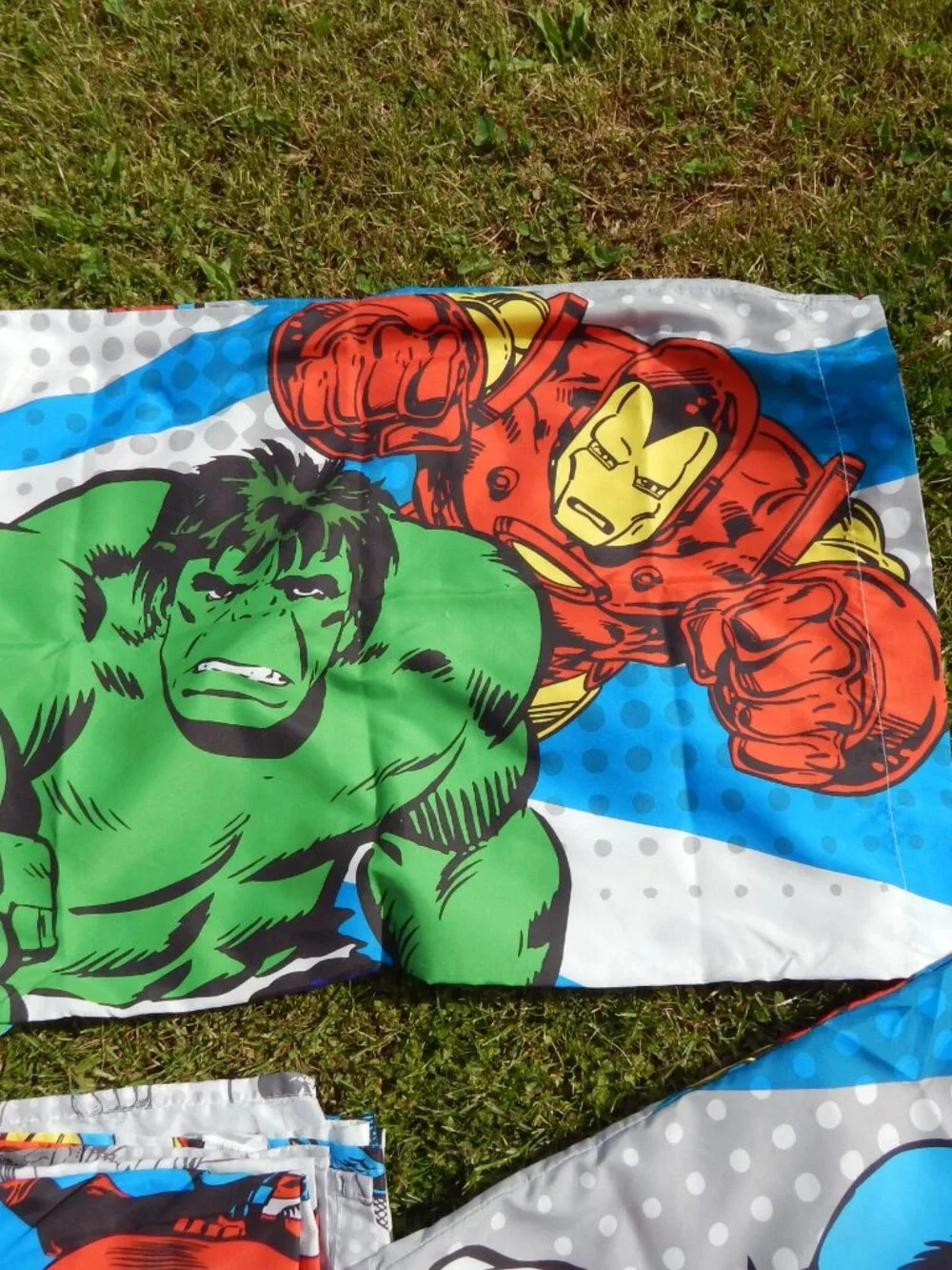 Marvel Avengers & Spiderman Full/Double Size Comforter & Sheet Set NICE*********
